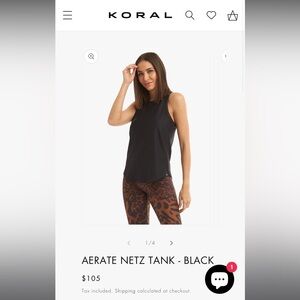 Koral Mesh Tank Top